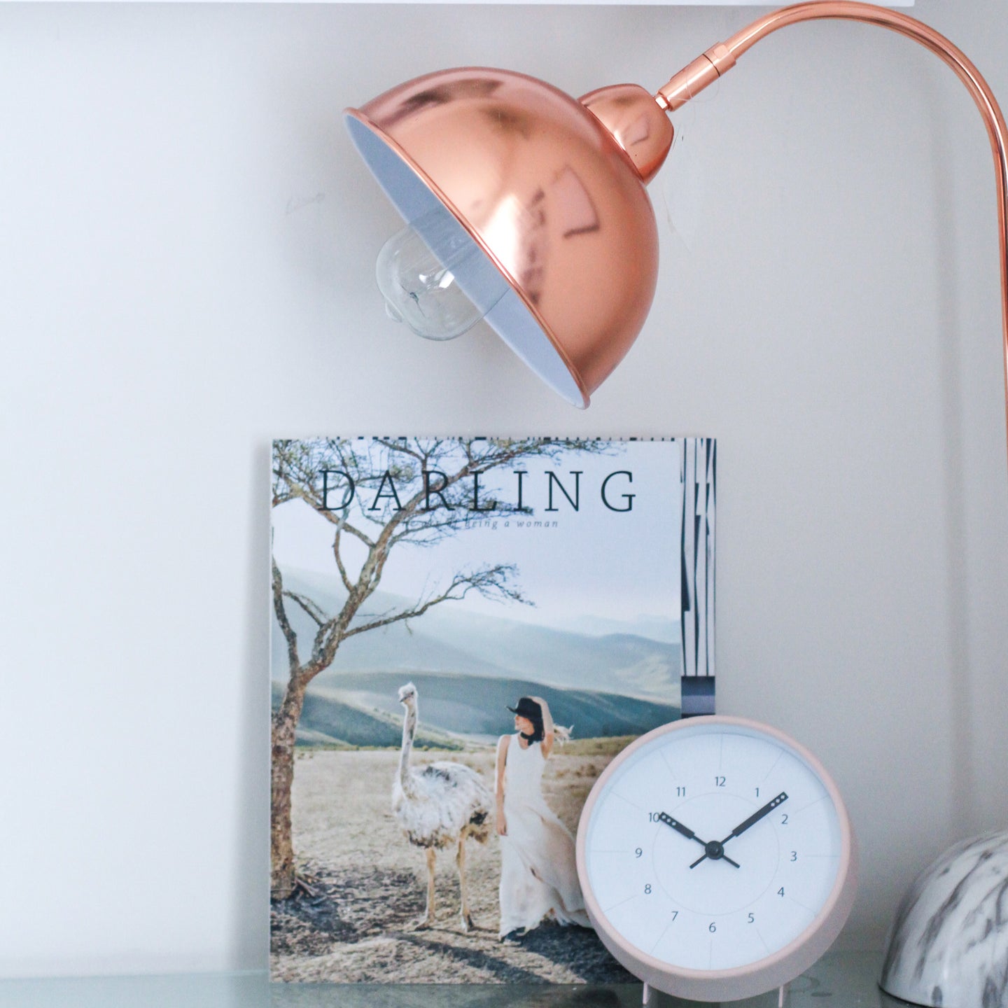 Rose Gold Lamp